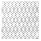 WHITE BLACK TARTAN SILK POCKET SQUARE